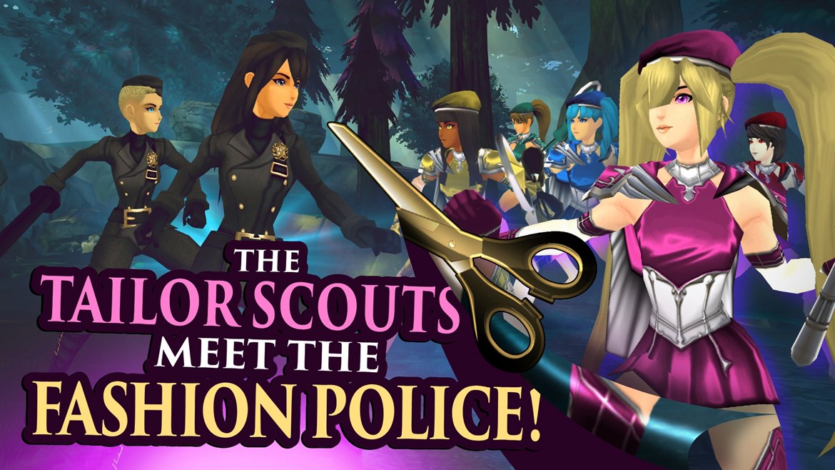 adventurequest 3d players must join the tailor scouts in their fight against the fashion police news article card thumbnail