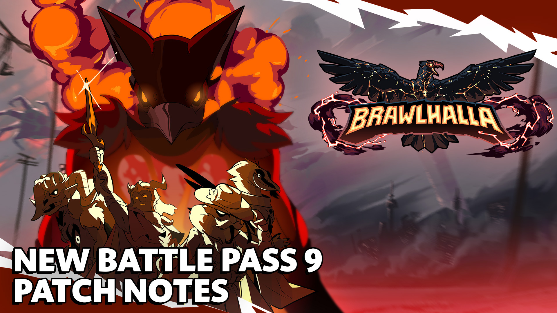 brawlhalla﻿ battle pass 9, patch 8.05 means loads of new cosmetics and rewards news article card thumbnail