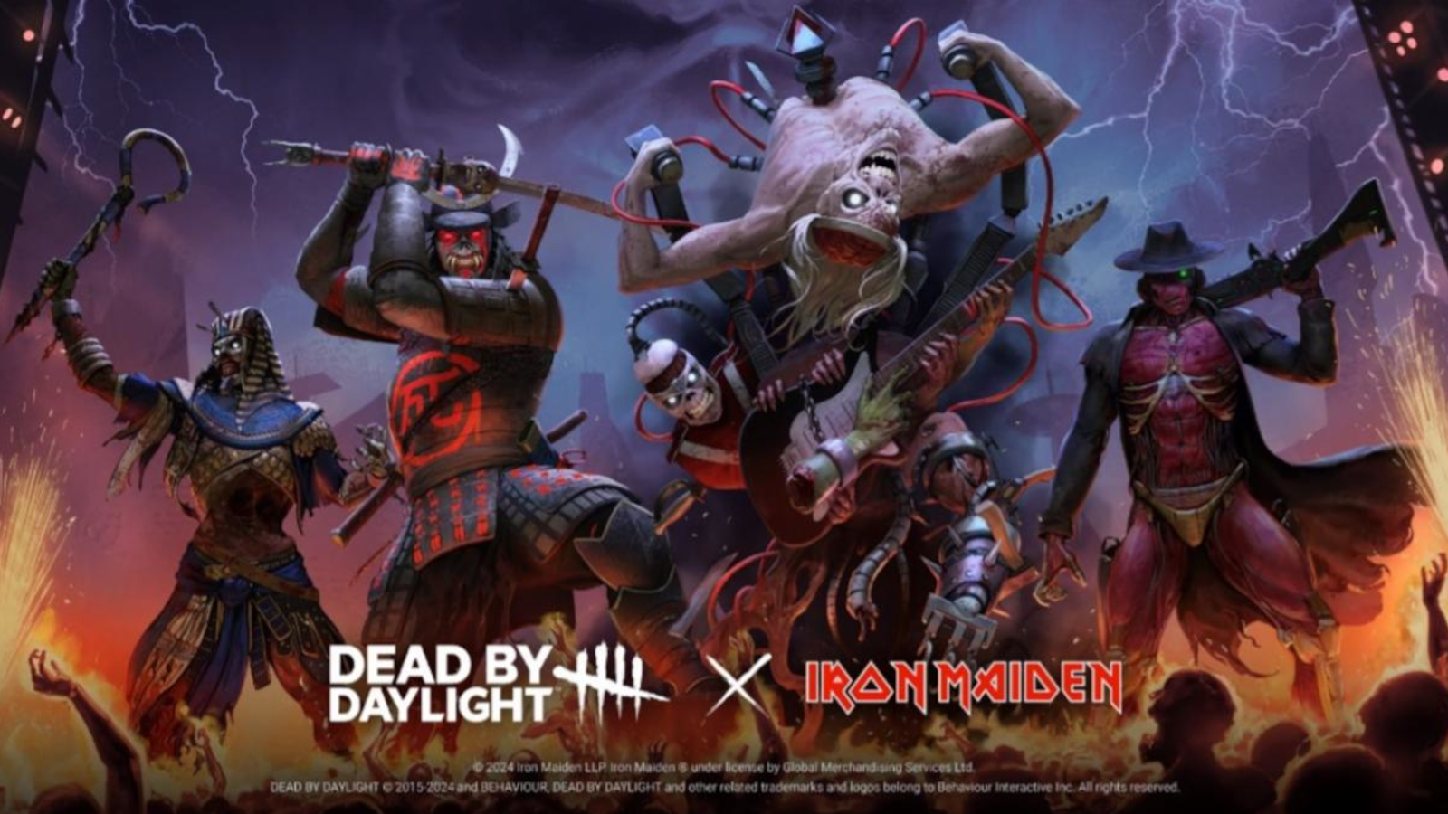 new crossover brings iron maiden's heavy metal to dead by daylight news article card thumbnail