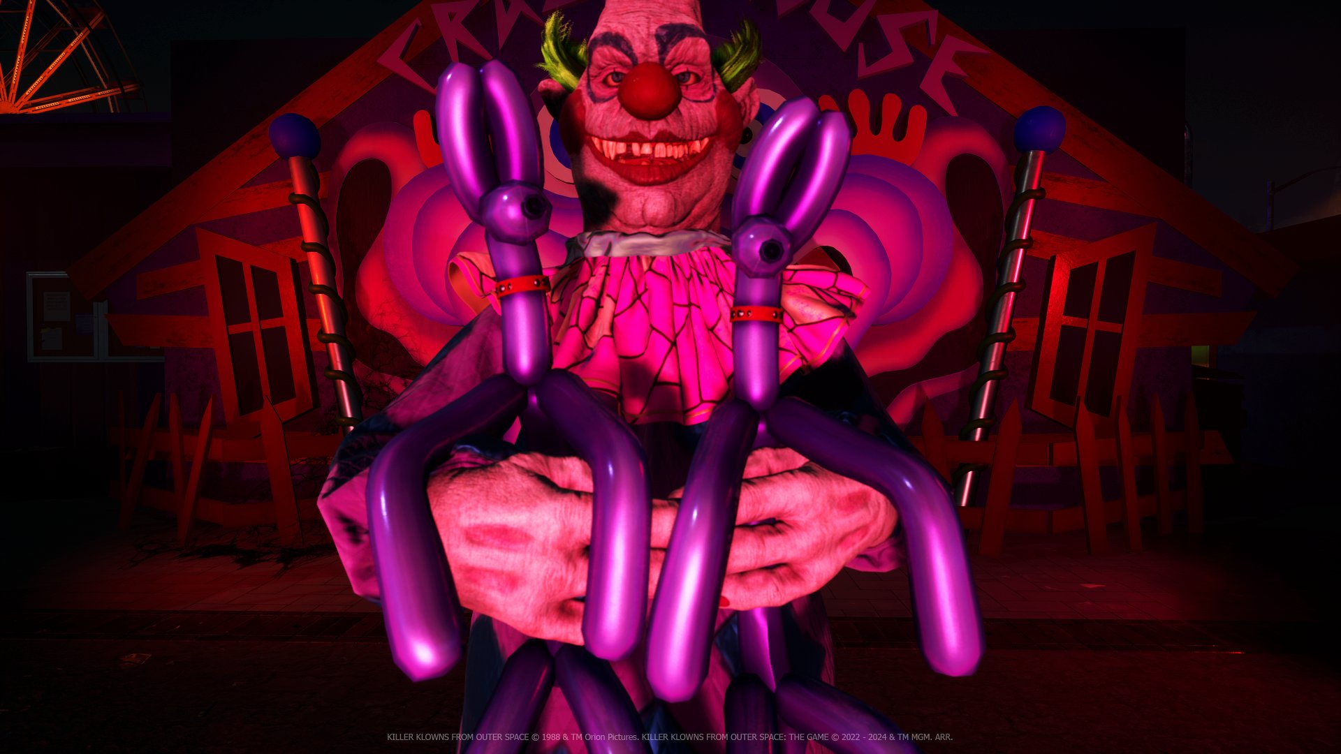 killer klowns from outer space: the game finally gets a release date, pre-orders go live tomorrow news article card thumbnail