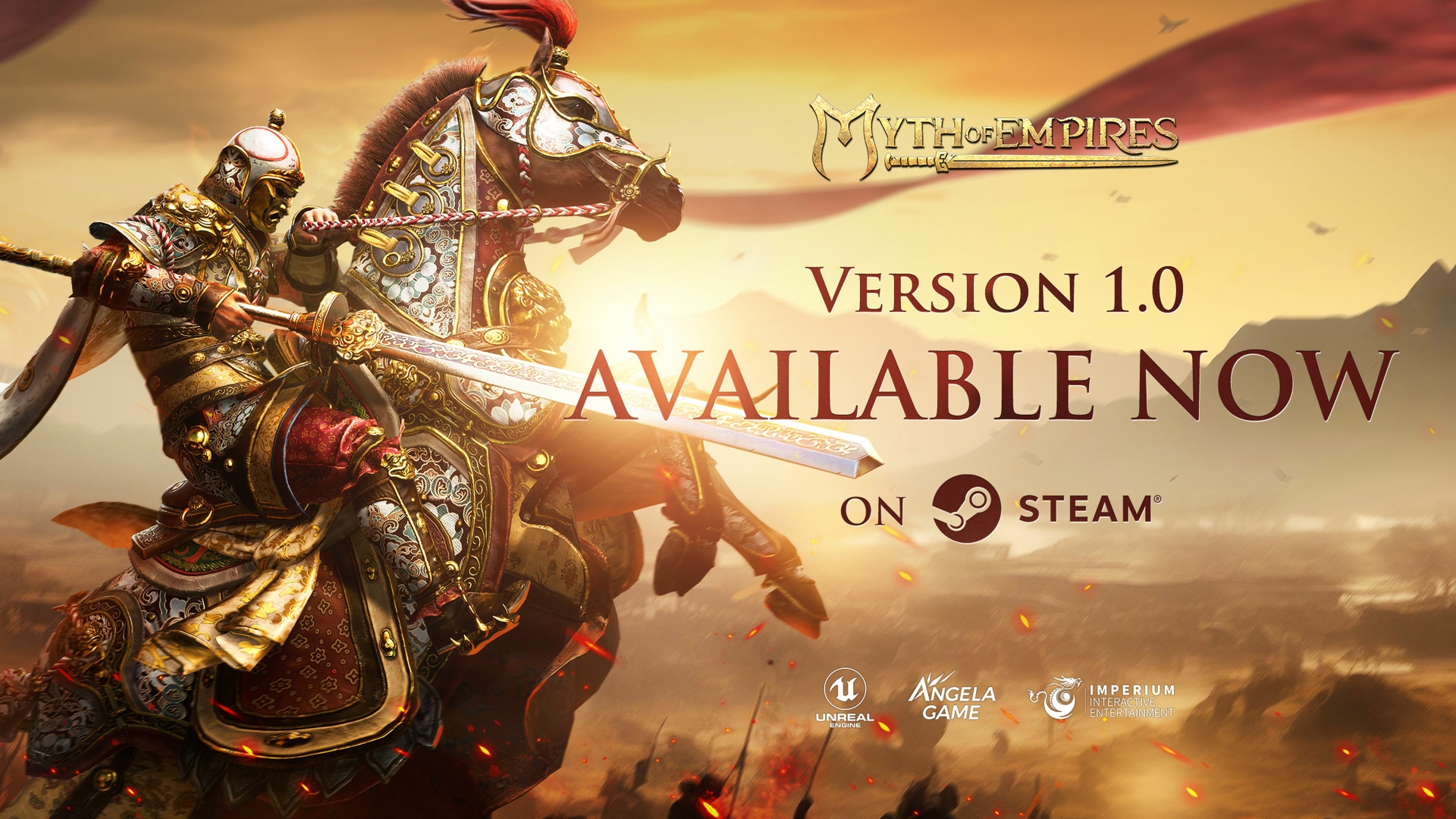 new sandbox survival mmo myth of empires (version 1.0) officially launches on pc/steam news article card thumbnail