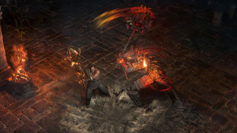 Path of Exile 2 Screenshot Combat Fire