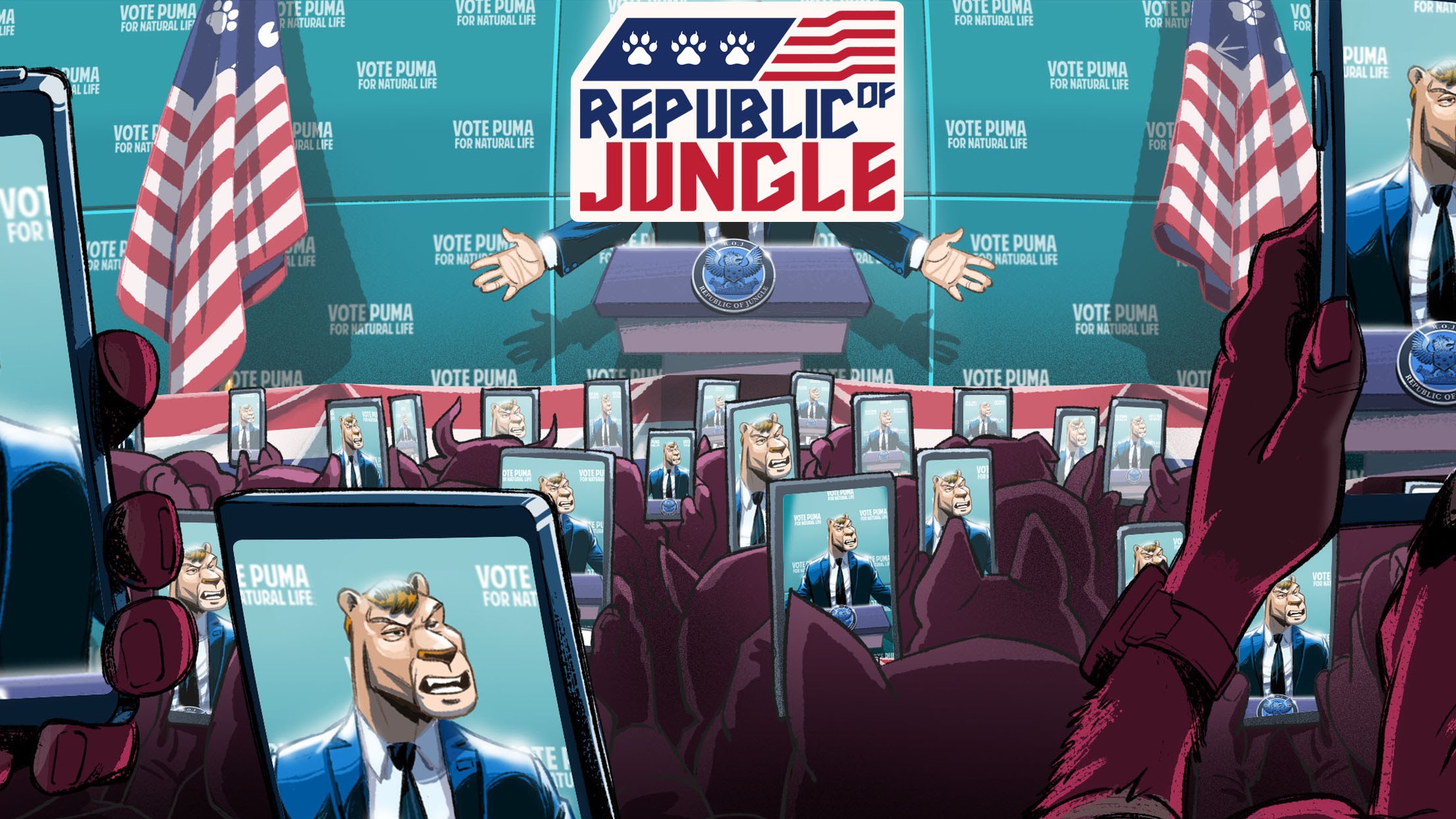 new social deduction multiplayer party game "republic of jungle" currently available for free news article card thumbnail