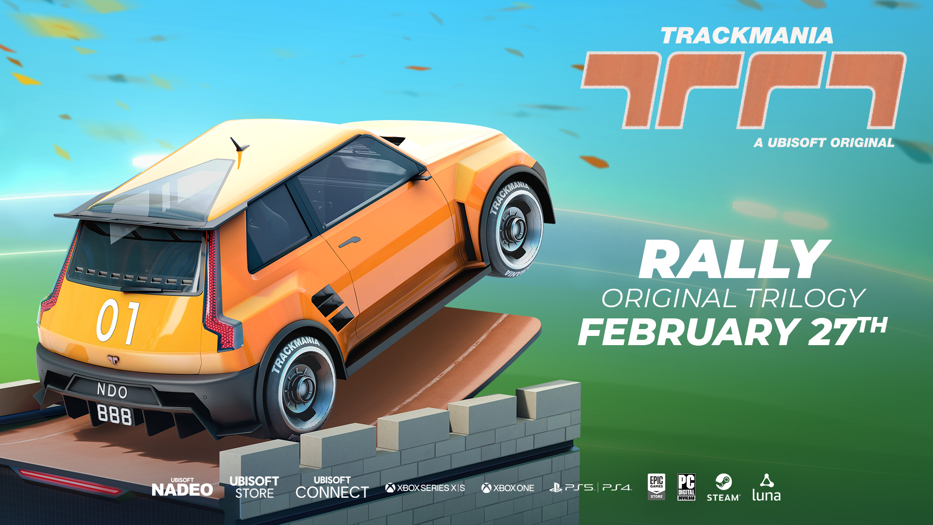 new trackmania update today adds the rally car, plus new blocks and items news article card thumbnail
