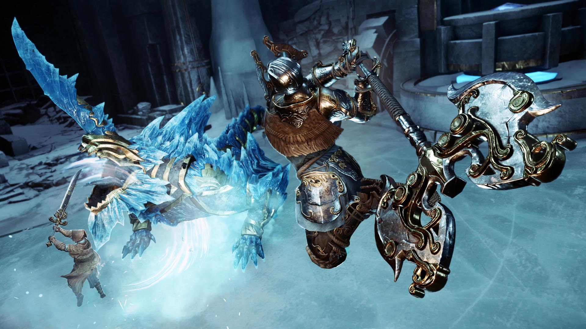 new world's next trial, the winter rune forge, should be a tad easier to tackle in a pick-up group news article card thumbnail