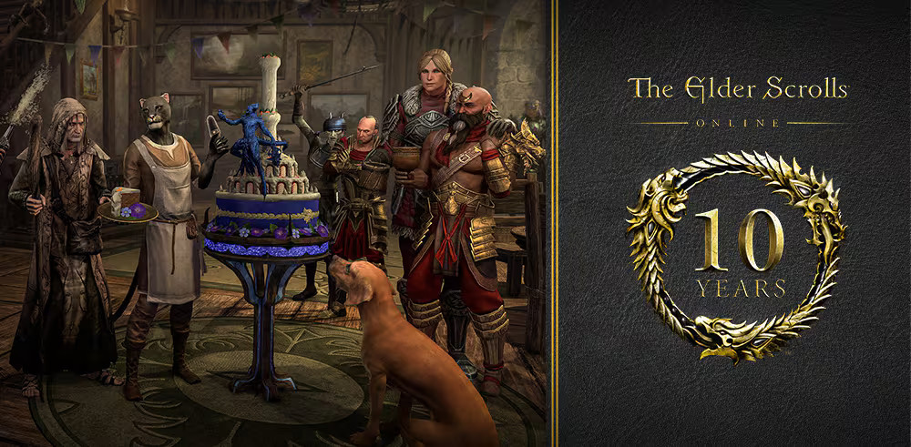 the elder scrolls online celebrates 10th anniversary with xp buff and exclusive cosmetics news article card thumbnail