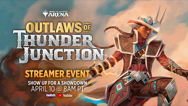 get an early look at magic: the gathering arena's upcoming outlaws of thunder junction set news article card thumbnail