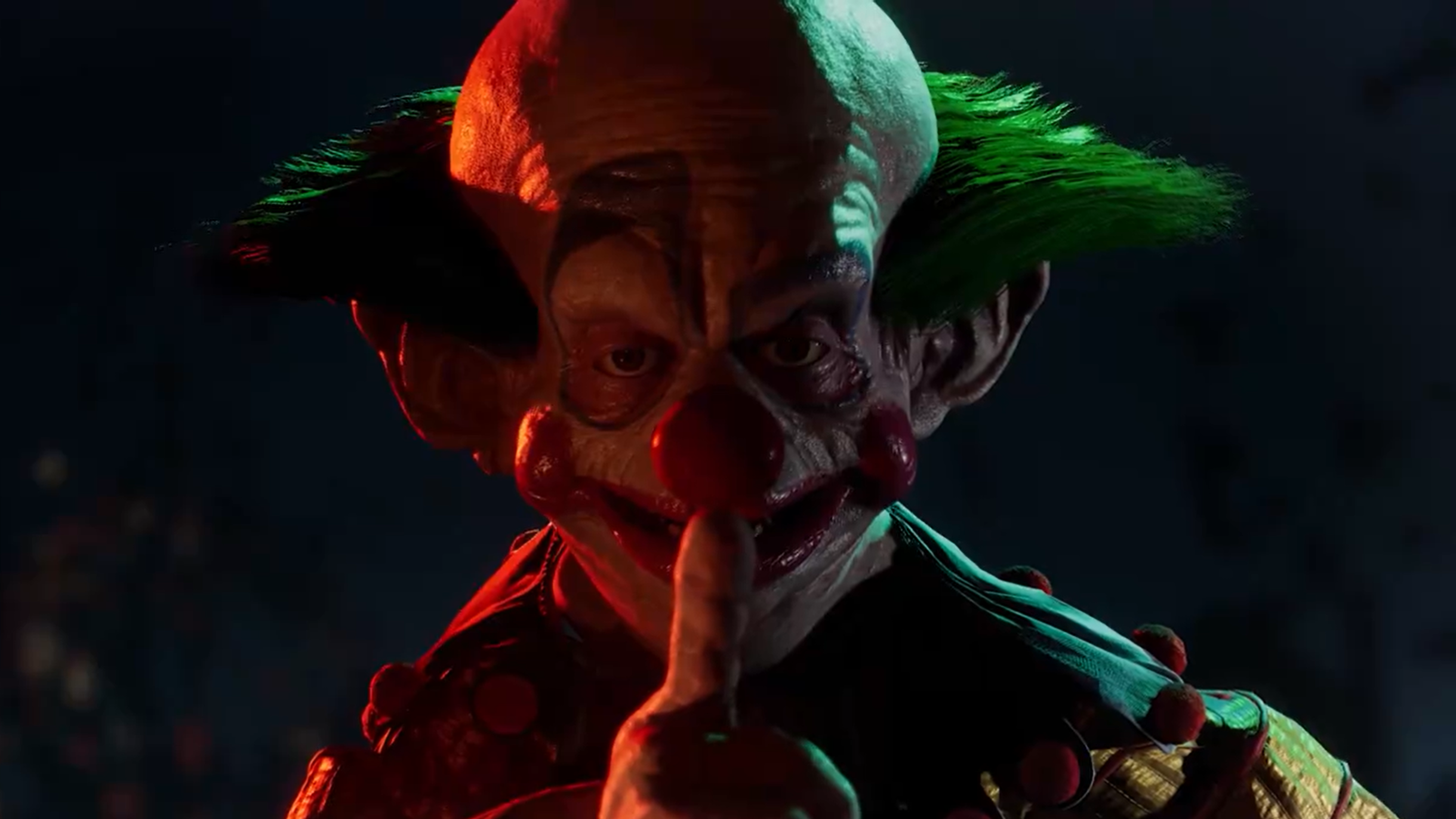 we finally get a sneak peek at killer klowns from outer space: the game's gameplay today news article card thumbnail
