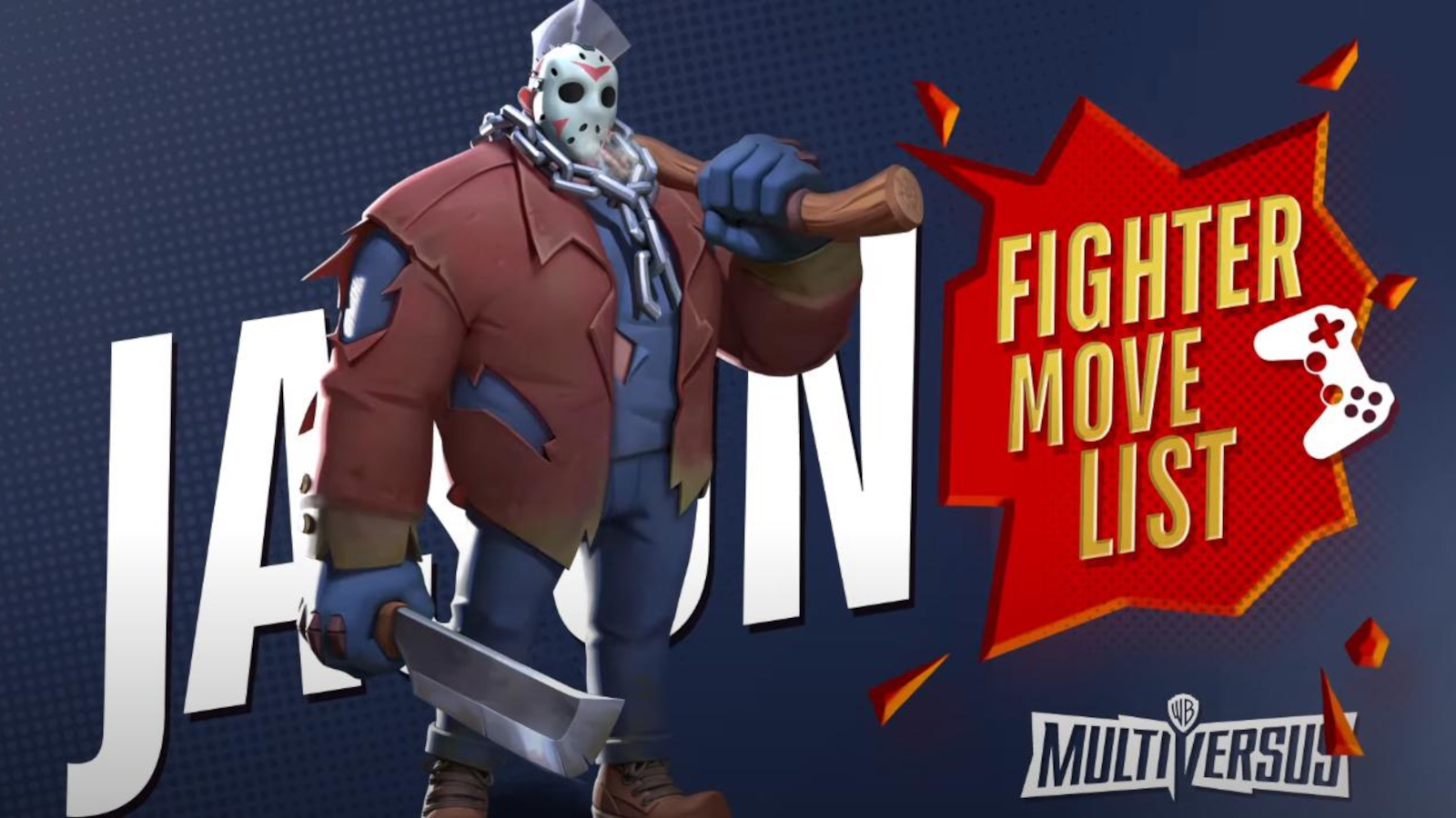watch jason voorhees take out his anger issues on gizmo, shaggy, rick sanchez, and batman in his multiversus fighter move set trailer news article card thumbnail