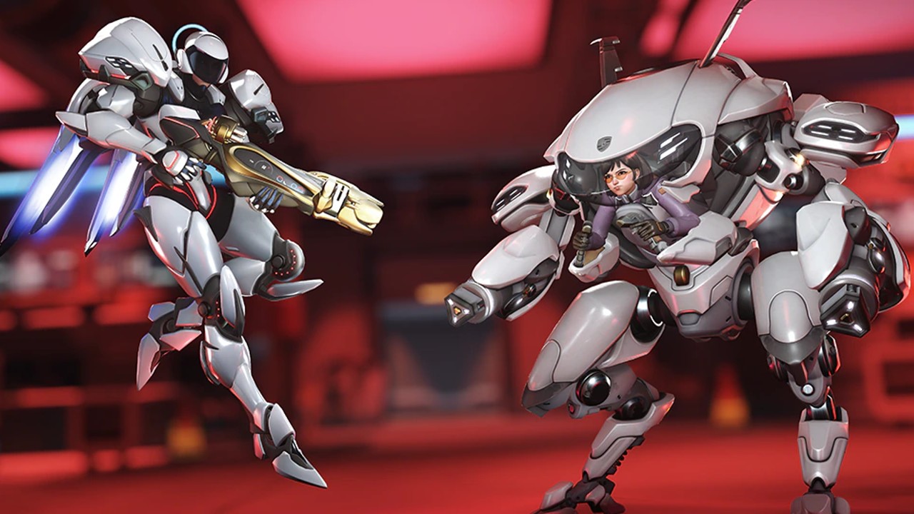 overwatch 2 and porsche crossover to design high-performance skins for d.va and pharah news article card thumbnail