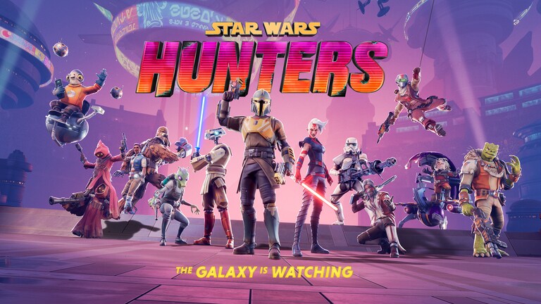 new free-to-play third-person competitive arena combat game star wars: hunters announced  news article card thumbnail
