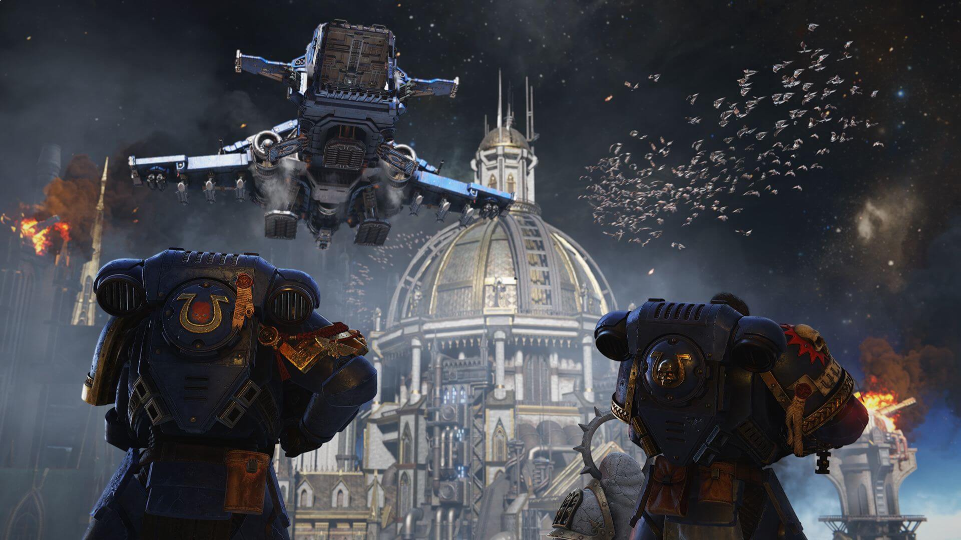leak indicates warhammer 40k: space marine 2 will have an online pvp mode news article card thumbnail
