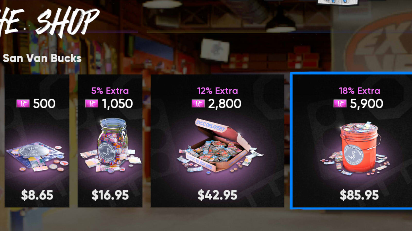 Skate. san van bucks