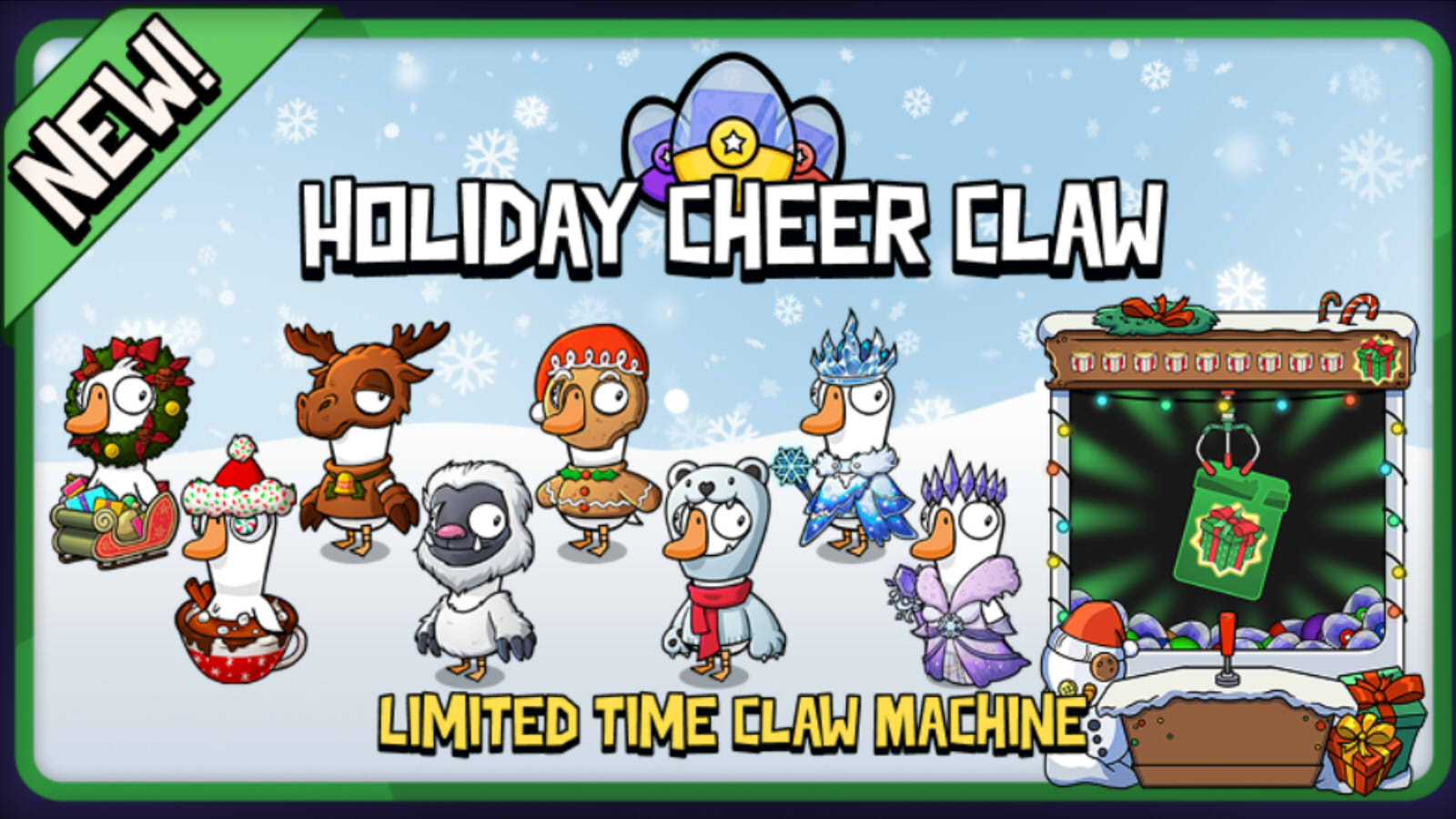 Goose Goose Duck holiday claw