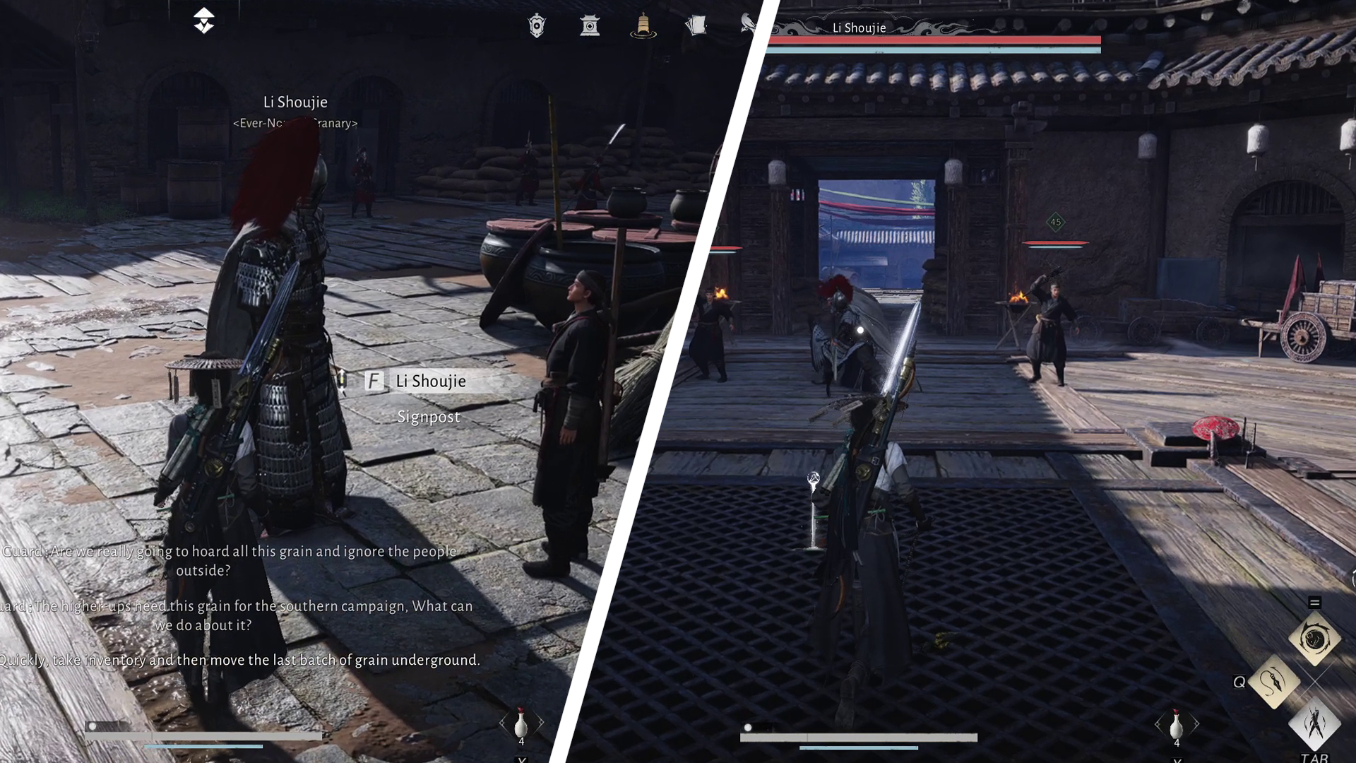 Where Winds Meet Li Shoujie and Boss Fight