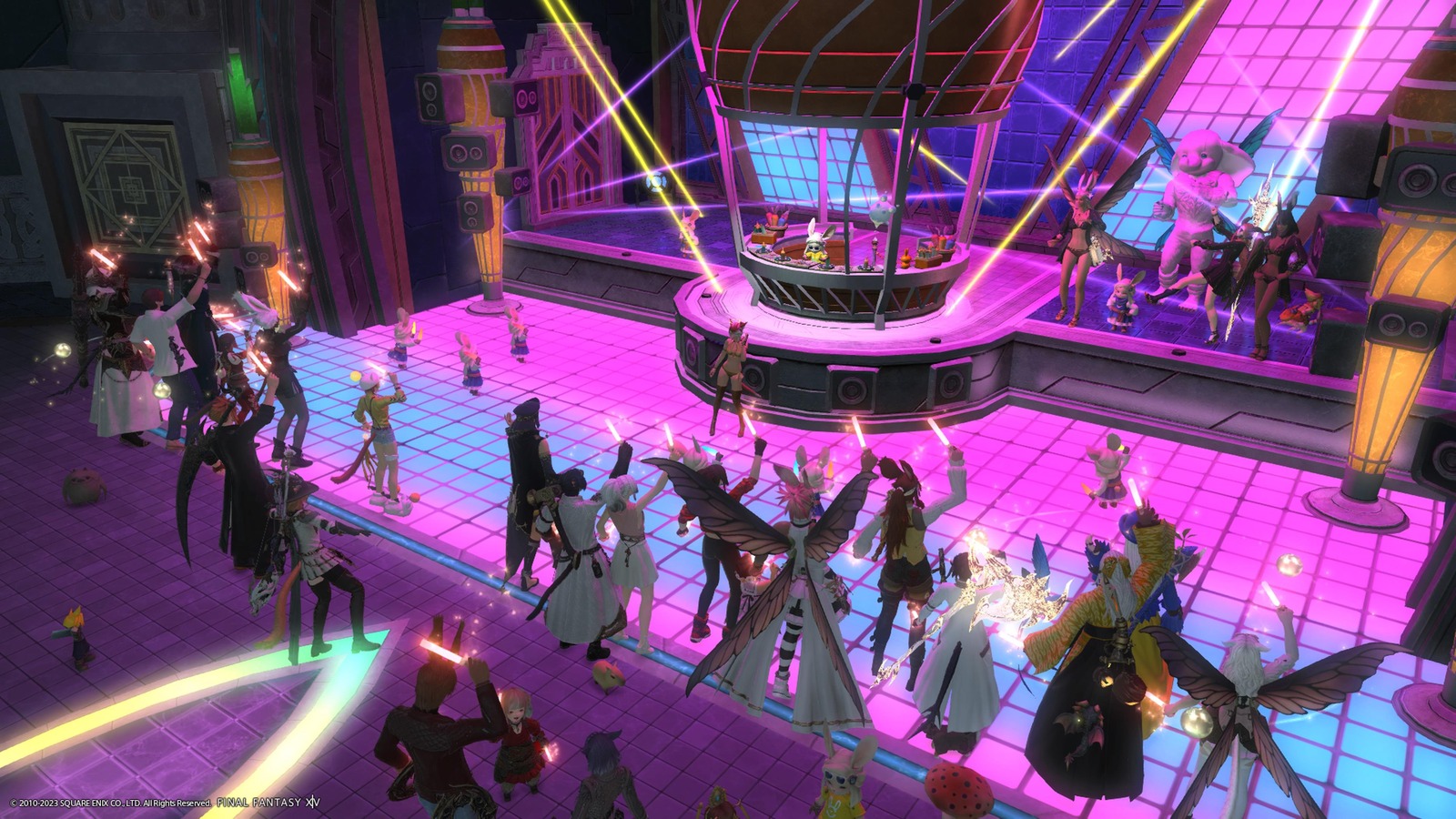 Final Fantasy XIV Night Club Dancing