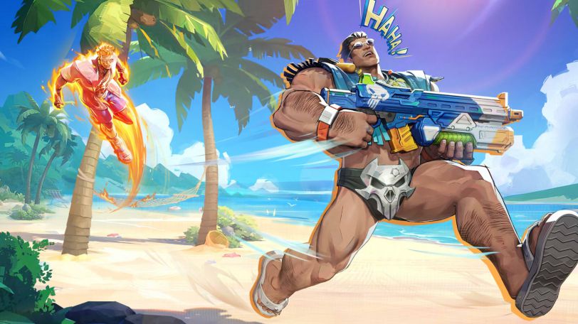Marvel Rivals Punisher and Human Torch summer skins