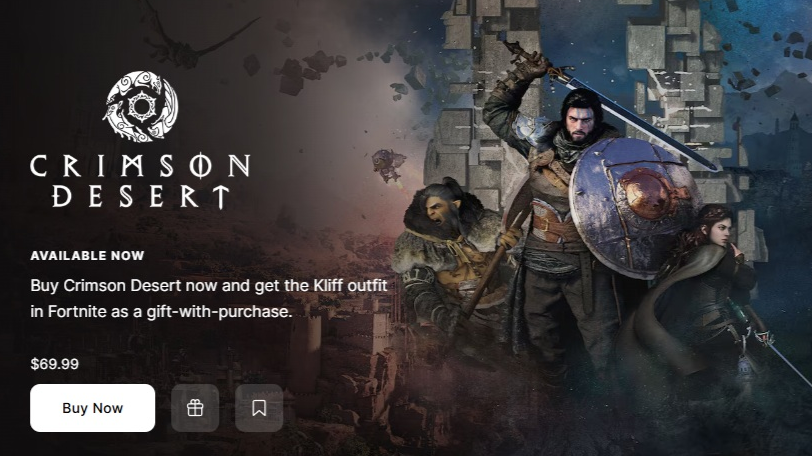 Epic Games Store Crimson Desert