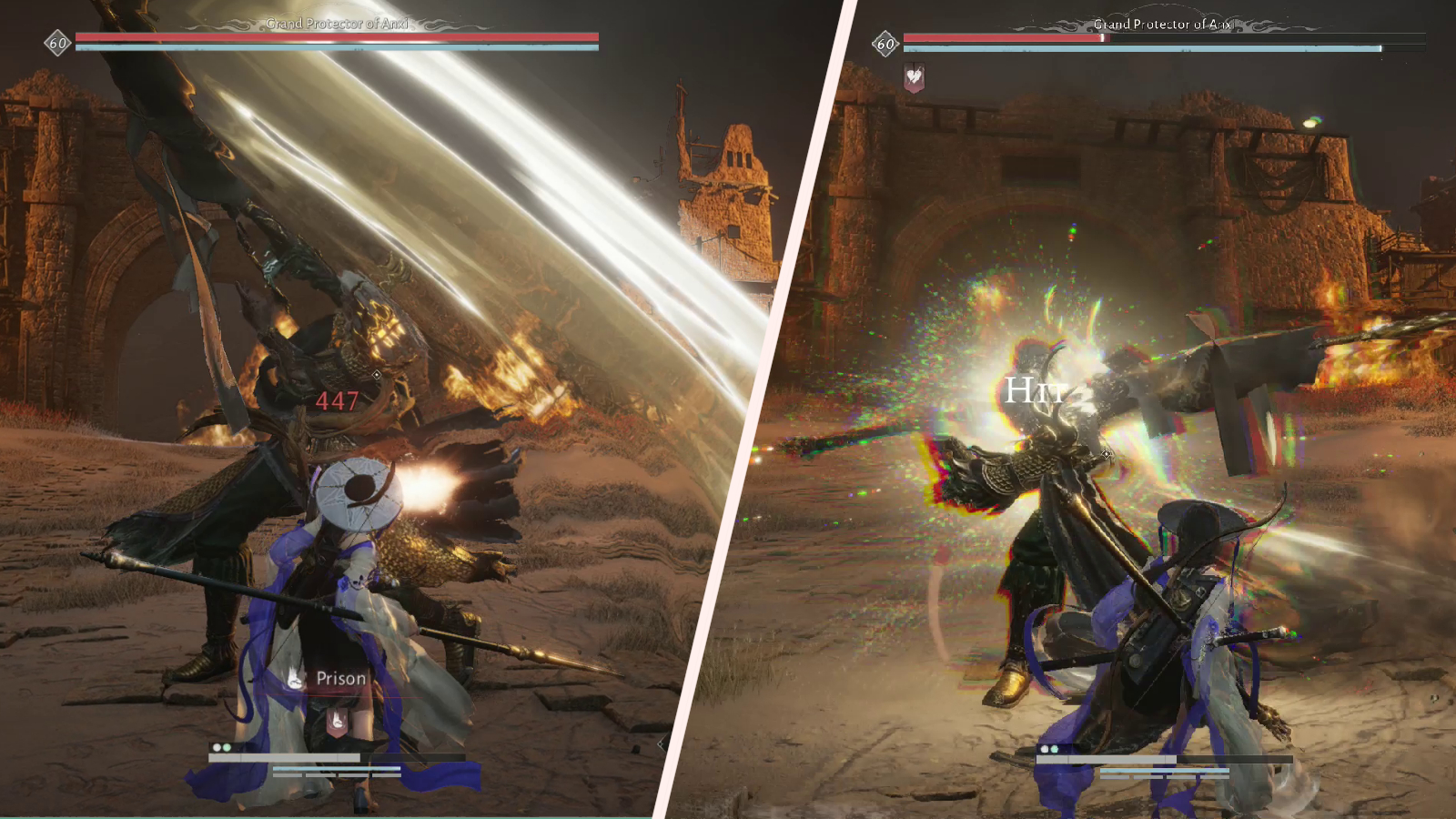 Where Winds Meet Iron-Blooded Prince Phase 1 Attack Example