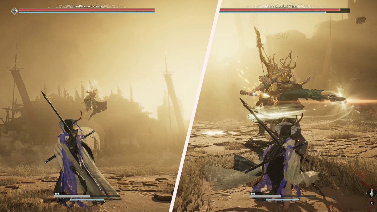 Where Winds Meet Iron-Blooded Prince Phase 2 Attack Example