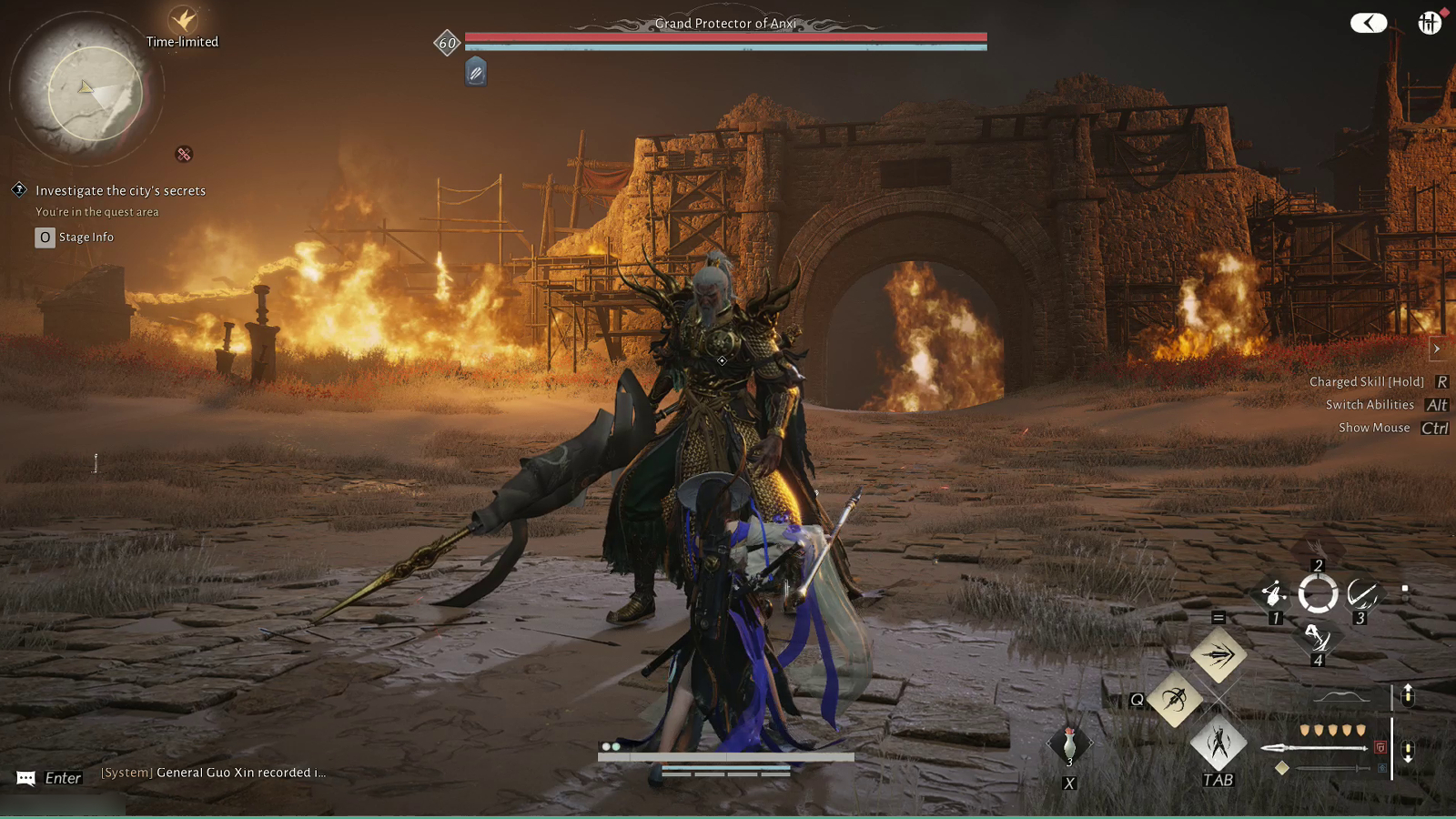 Where Winds Meet Whitecrown Fortress Grand Protector of Anxi