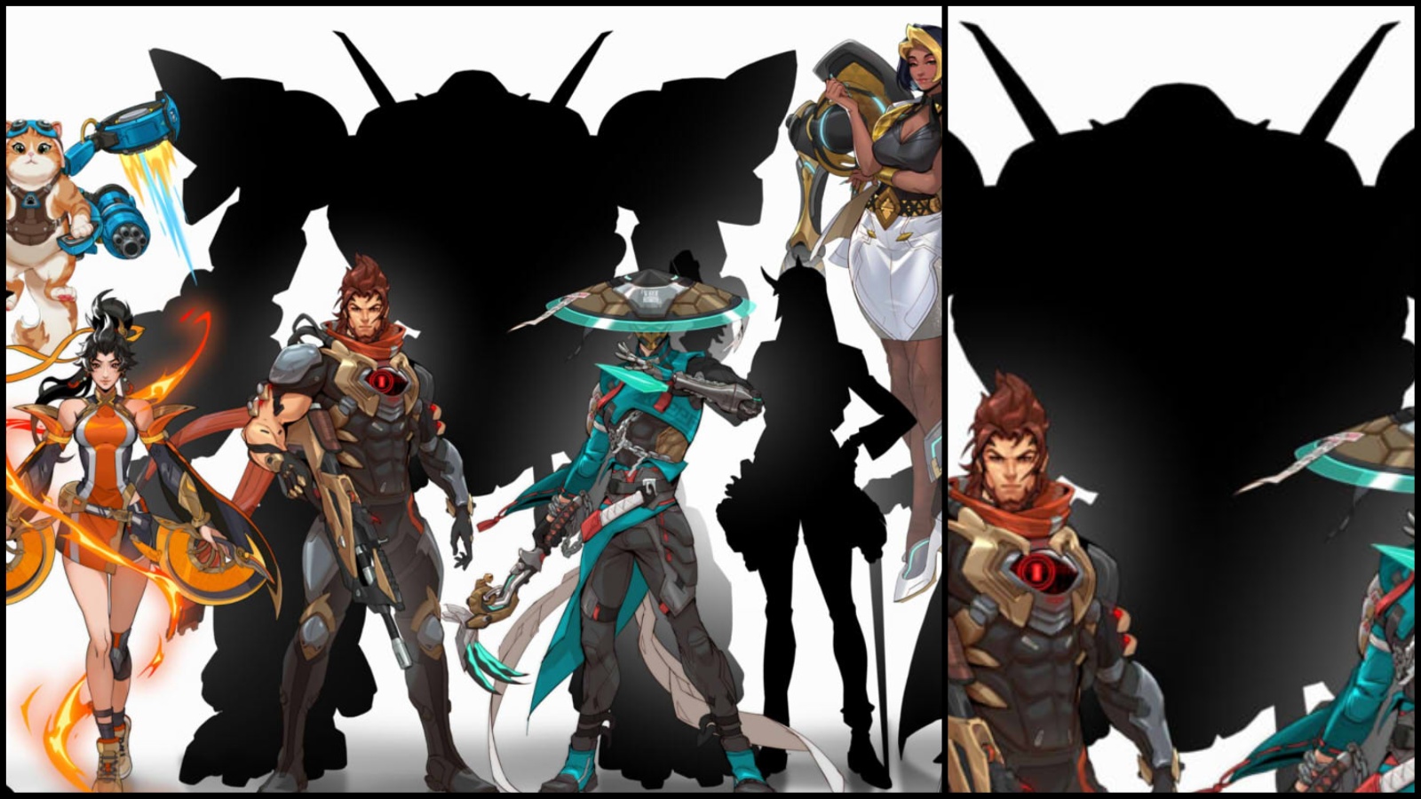 Overwatch robot silhouette