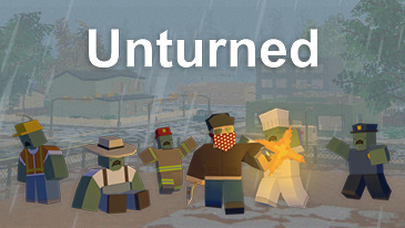 Unturned - Unturned is a first person survival FPS in which players must scavenge for supplies as they traverse a zombie-filled environment. Players may choose to play offline by themselves or join others on community hosted servers in either PvE only or PvP configurations.