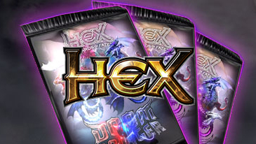 Hex - Hex: Shards of Fate is a free to play MMO trading card game (TCG) that allows customization and skill to determine the victor. Players can build and upgrade their decks and battle one another!
