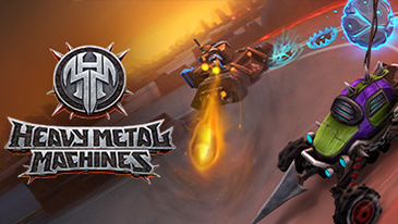 Heavy Metal Machines - Kick it into high gear with Heavy Metal Machines, a free-to-play title that fuses racing and MOBA gameplay into a fast-paced, high-octane blend of strategy and mayhem! Following the apocalypse, crazed warriors play a dangerous game of chicken, tricking out their vehicles to deliver a bomb to their opponents